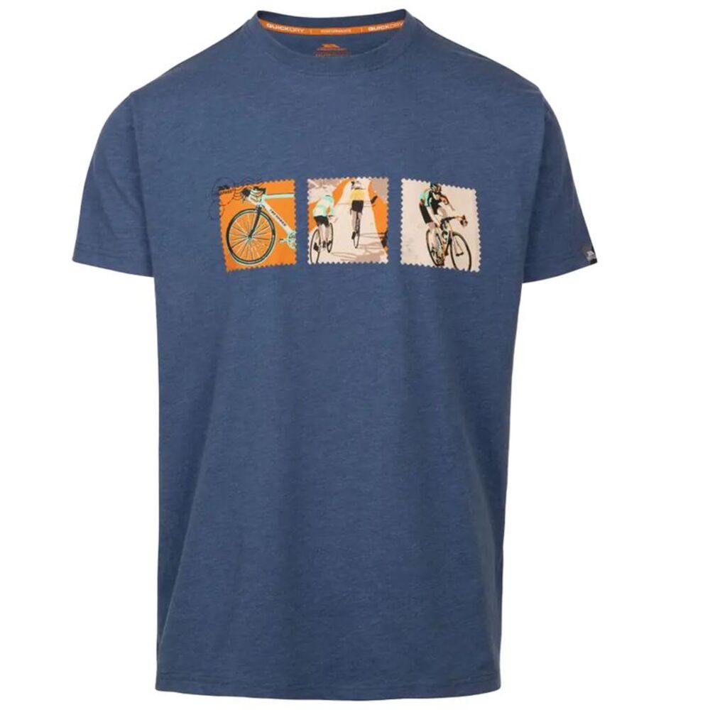 Trespass Mens Kooten T-Shirt / Indigo Tone Marl